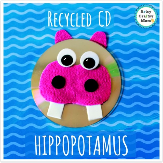 Hippo craft for kids