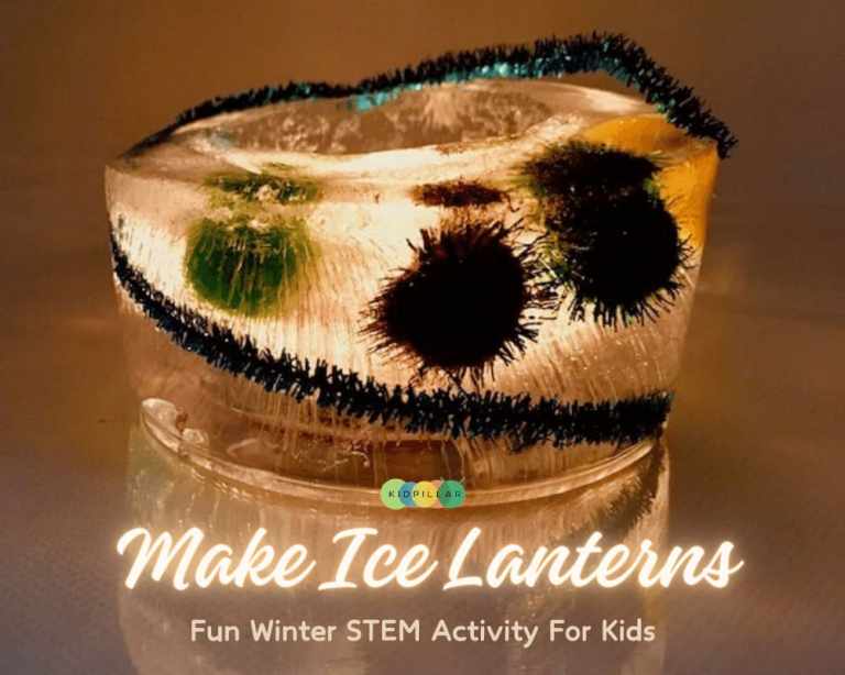 ice lantern winter activity for kids