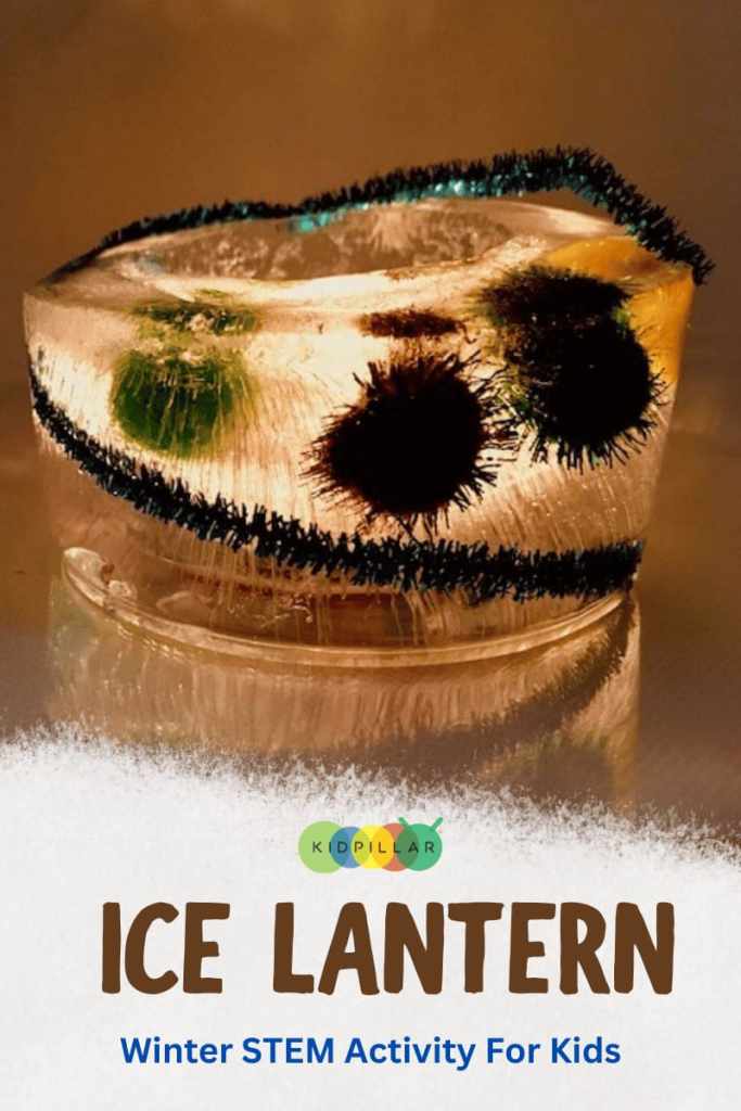 ice lantern winter activity for school