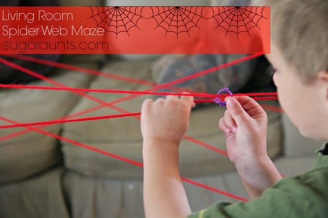 Indoor Halloween activity Motor skills