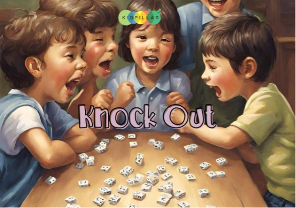 knock out dice game for kids & family