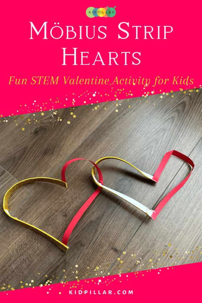 Möbius Hearts Winter STEM Activity for classroom