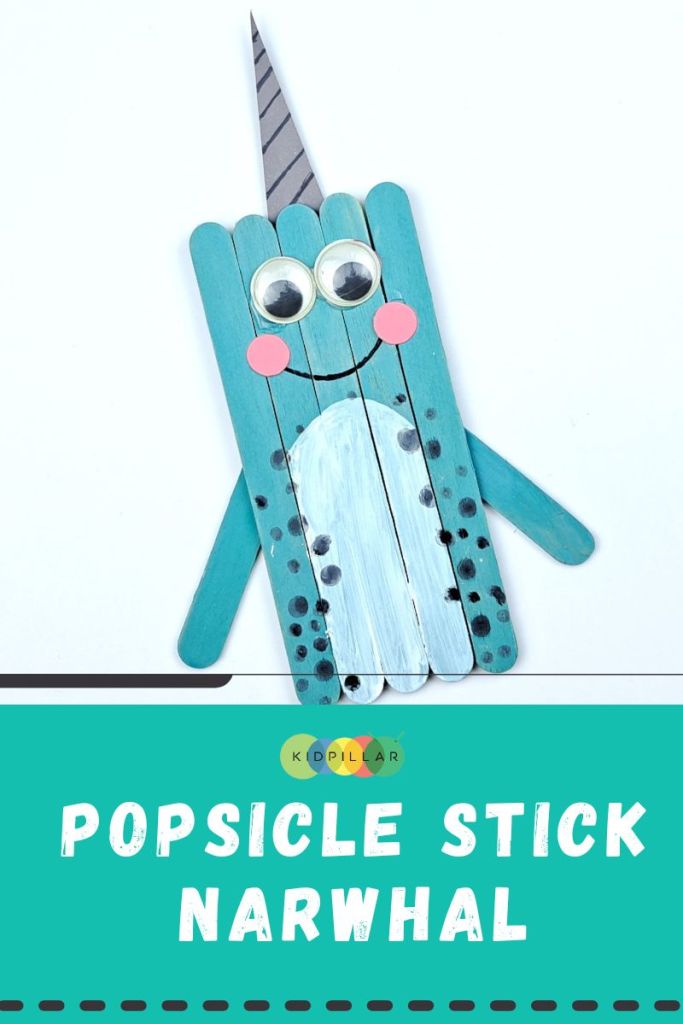 Popsicle stick Winter Craft for preschool