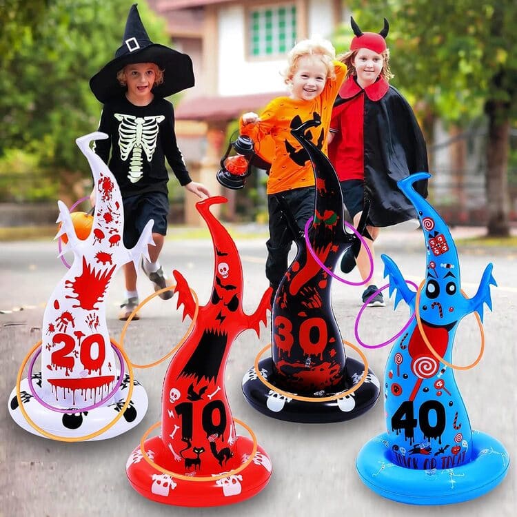 ring toss outdoor halloween games for everyone