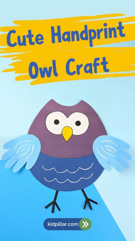 Owl Handprint Craft easy