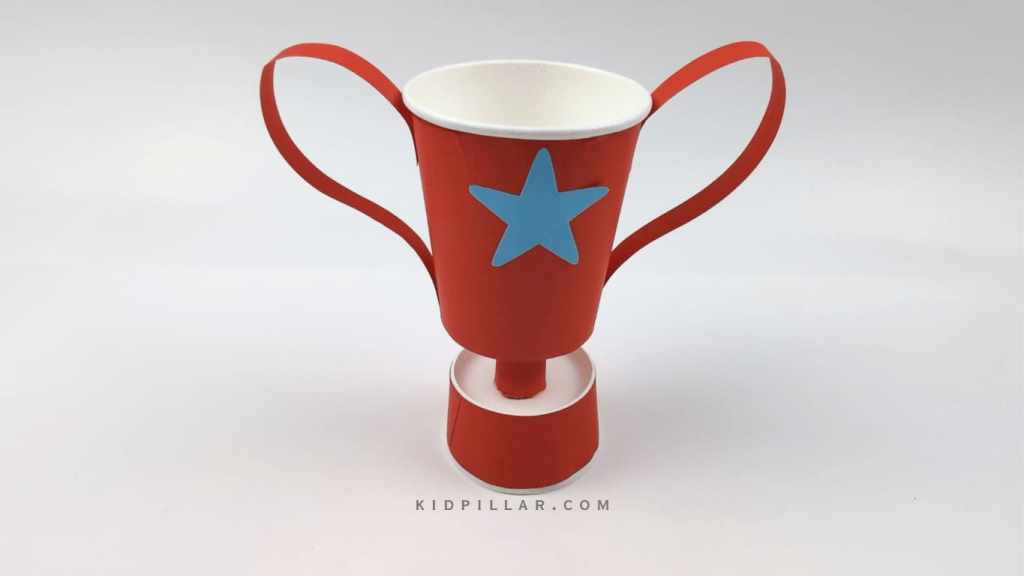 Paper cup Mother’s Day trophy