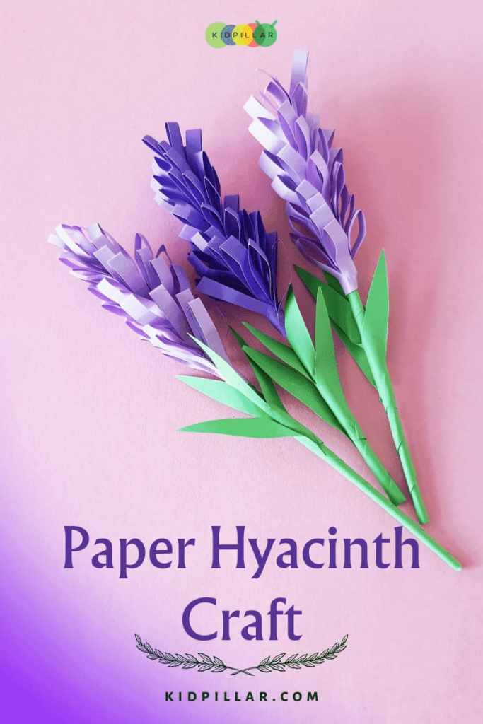 paper hyacinth craft for kids