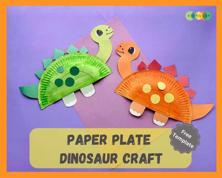 Paper Plate Dinosaur craft