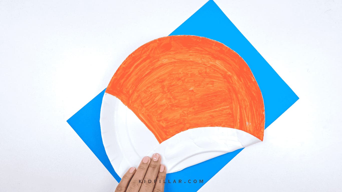 paper plate fox craft for preschoolers