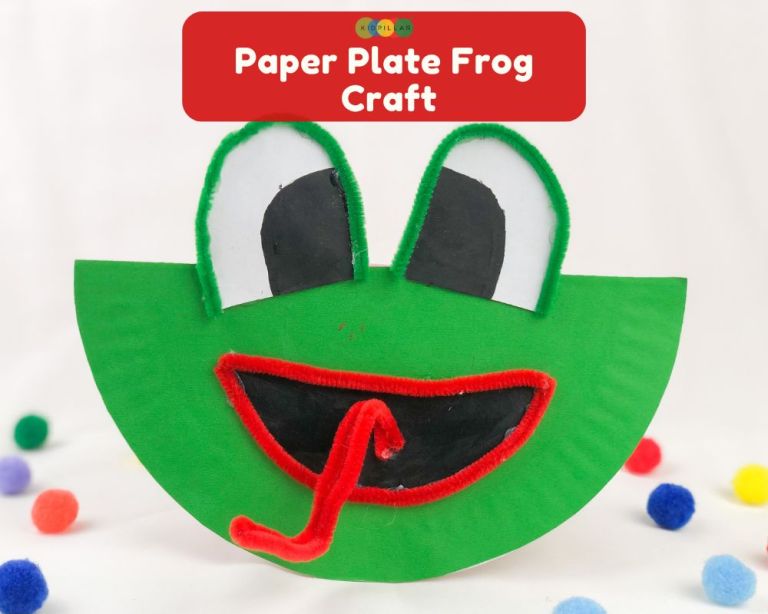 paper plate frog craft for kids