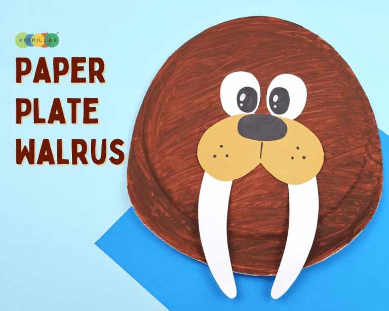 Paper Plate Walrus craft