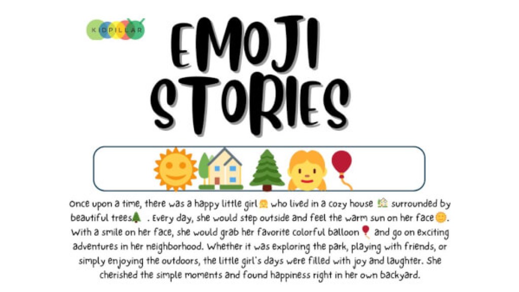 Emoji Stories pen and paper games for groups