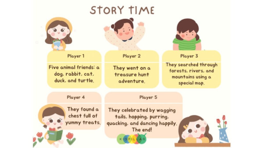 Story time pencil and paper games for kids