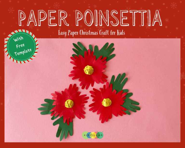 poinsettia craft for Christmas