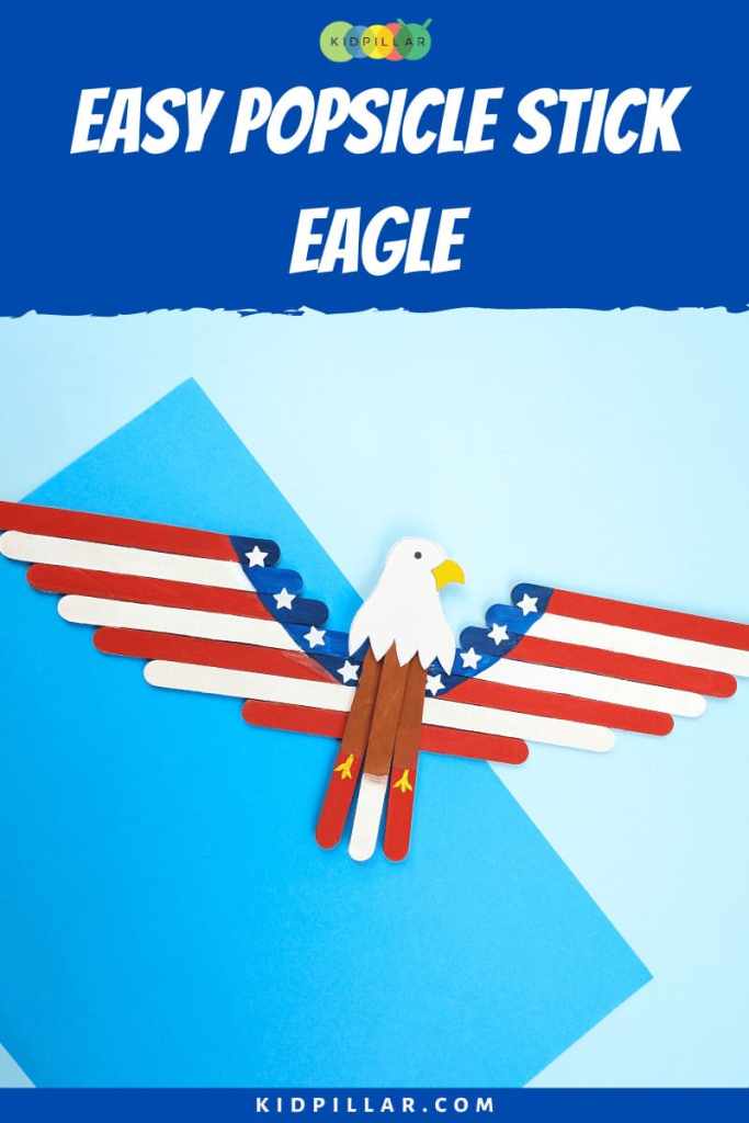 Popsicle Stick Eagle Craft for Kids