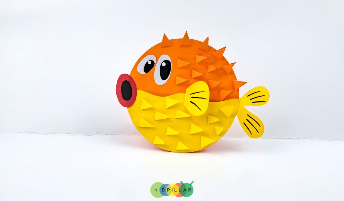 Puffer fish paper craft