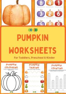 Pumpkin worksheets