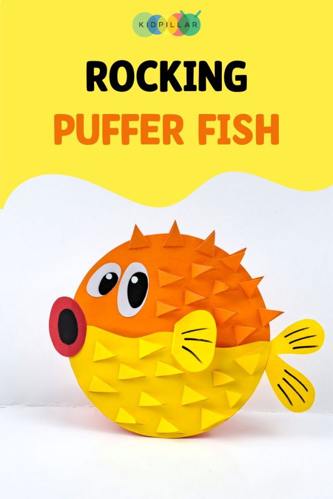 rocking puffer fish paper craft