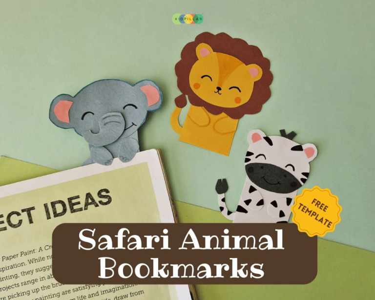 Safari animals bookmarks craft