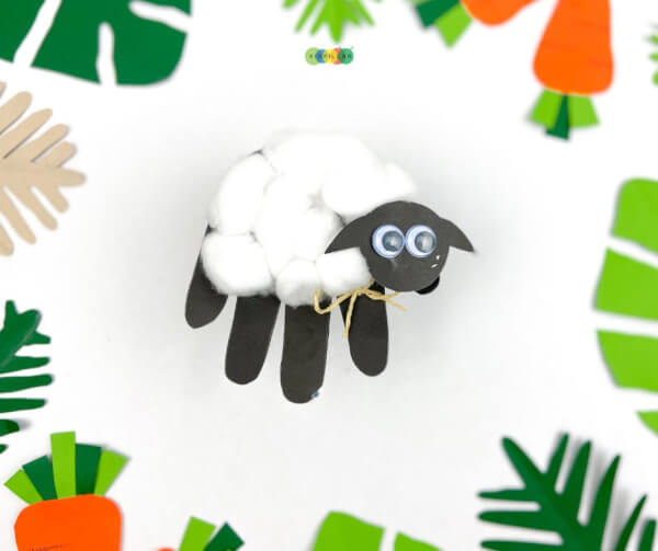 sheep handprint craft for kids