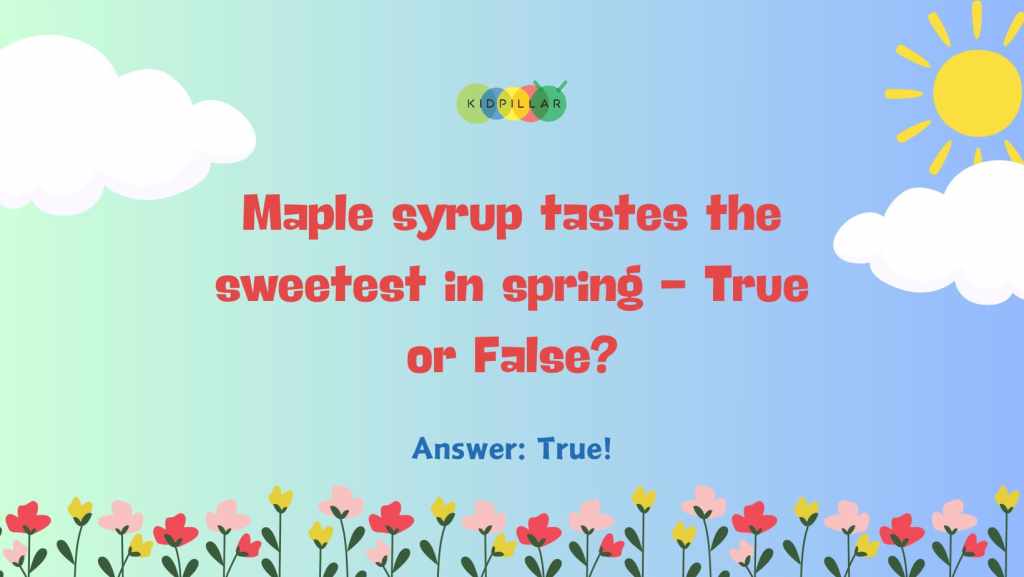 Spring trivia true or false adults