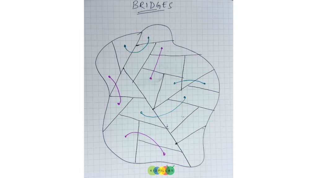 Bridges strategy pen paper games for two