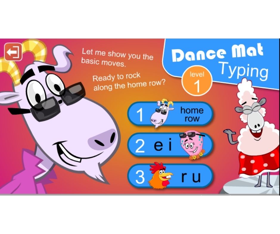 Typing exercises for kids