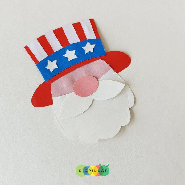 uncle sam gnome craft for kids