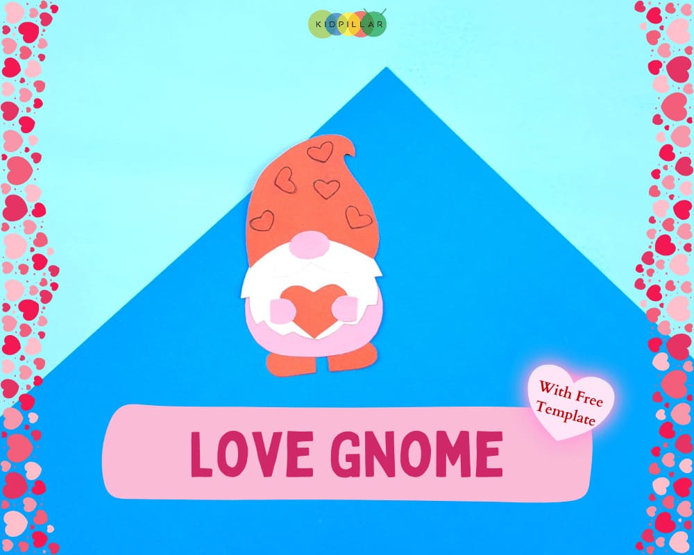 Valentine Love Gnome Craft for Kids