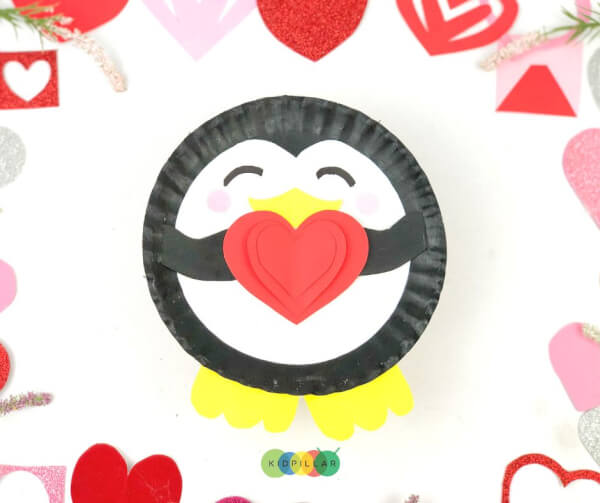 valentine penguin craft