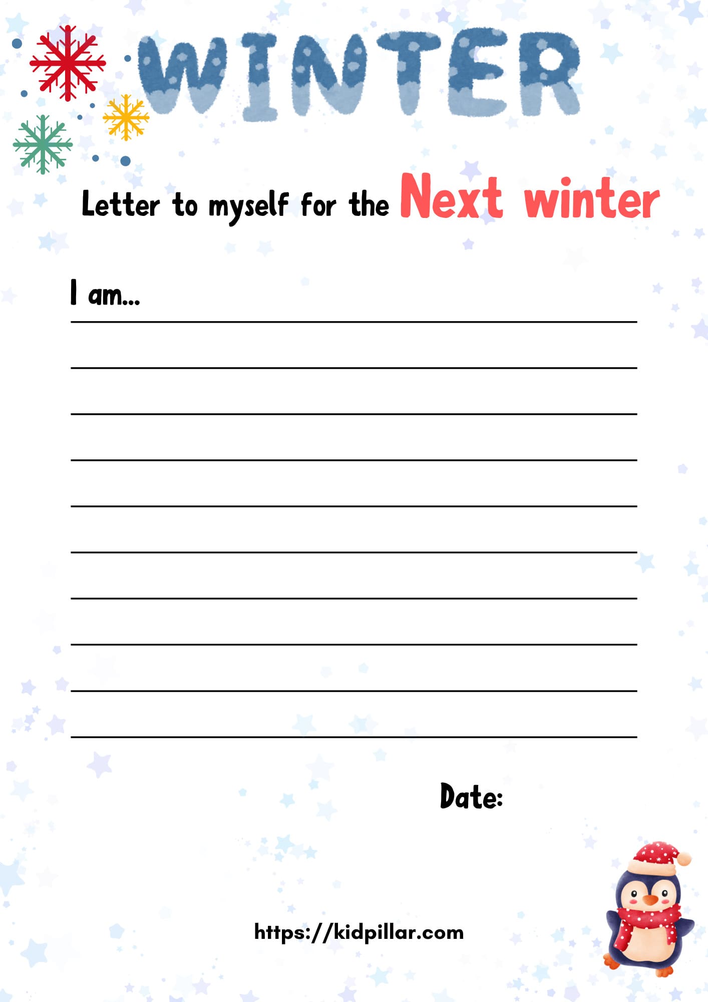 Winter Pen A Letter