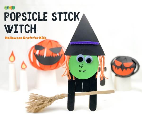 witch popsicle stick craft