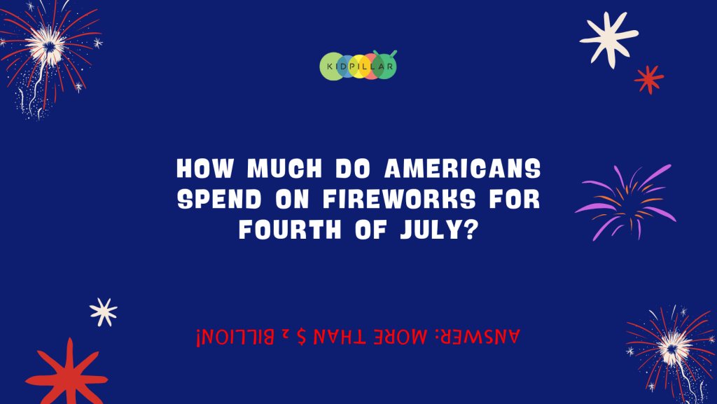 4th July Trivia about fireworks - How much do Americans spend on fireworks for the Fourth of July? Answer: More than $ 2 billion!