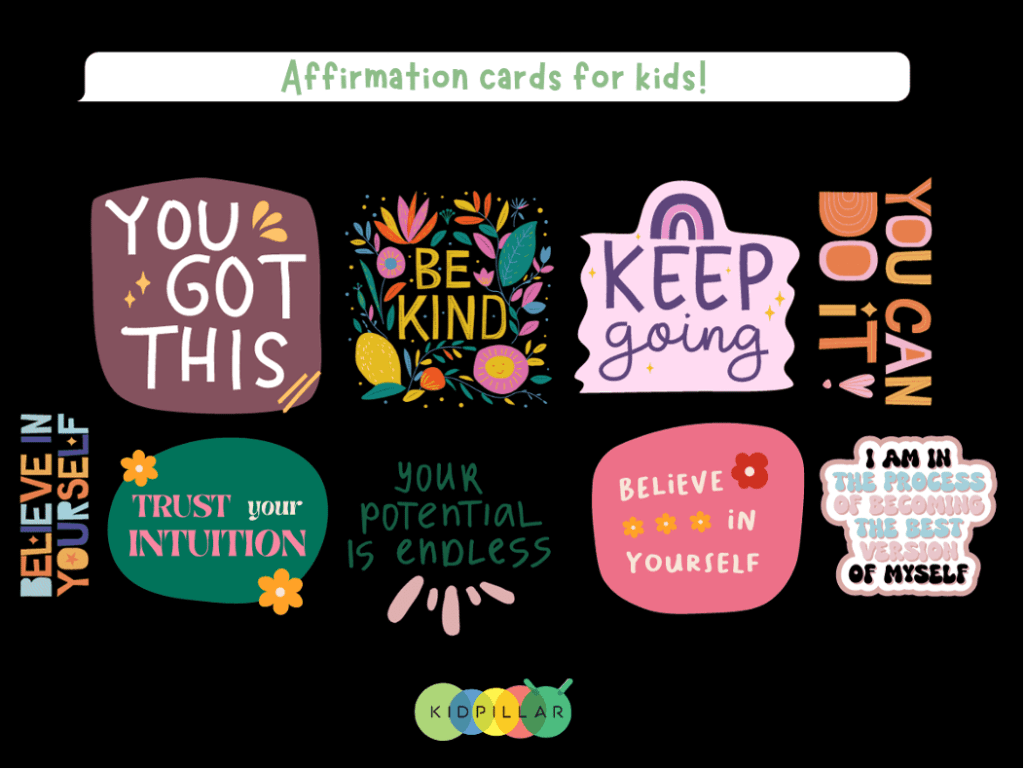 affirmation cards Growth mindset activity for classroom