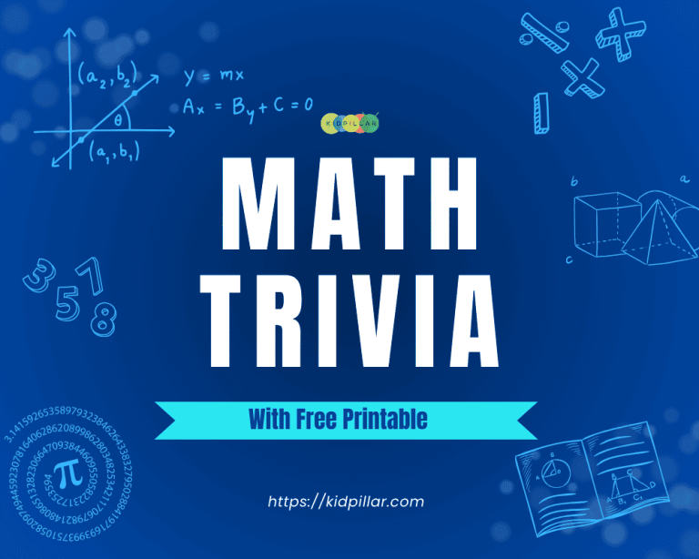 best math trivia questions for kids with answers 