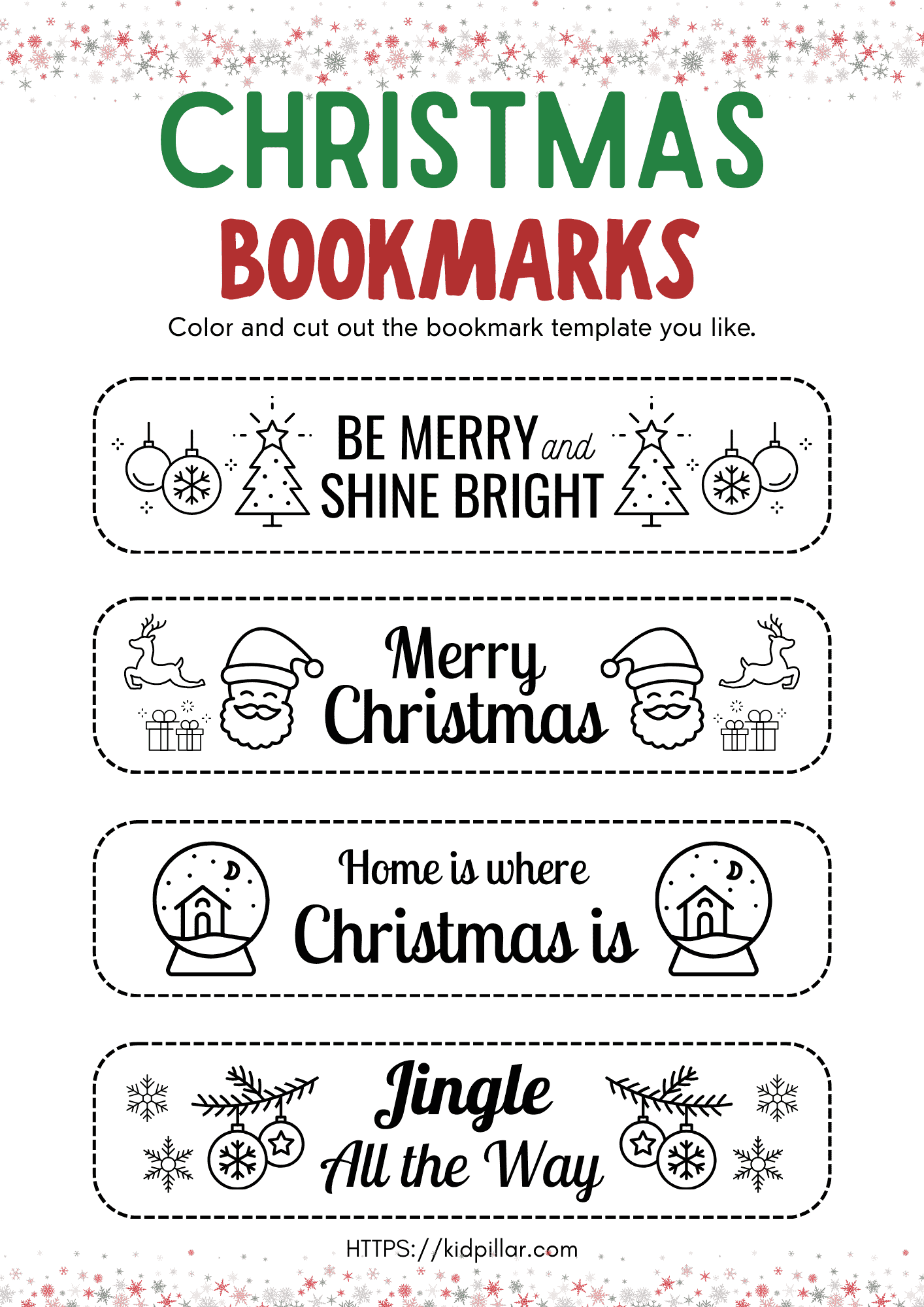 Christmas Bookmarks