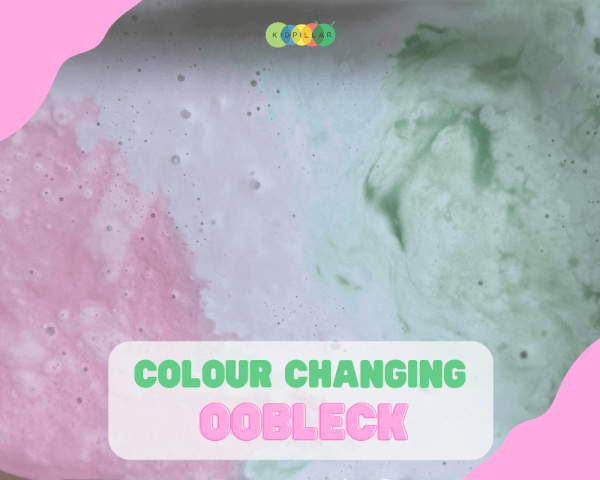 Colour changing Oobleck