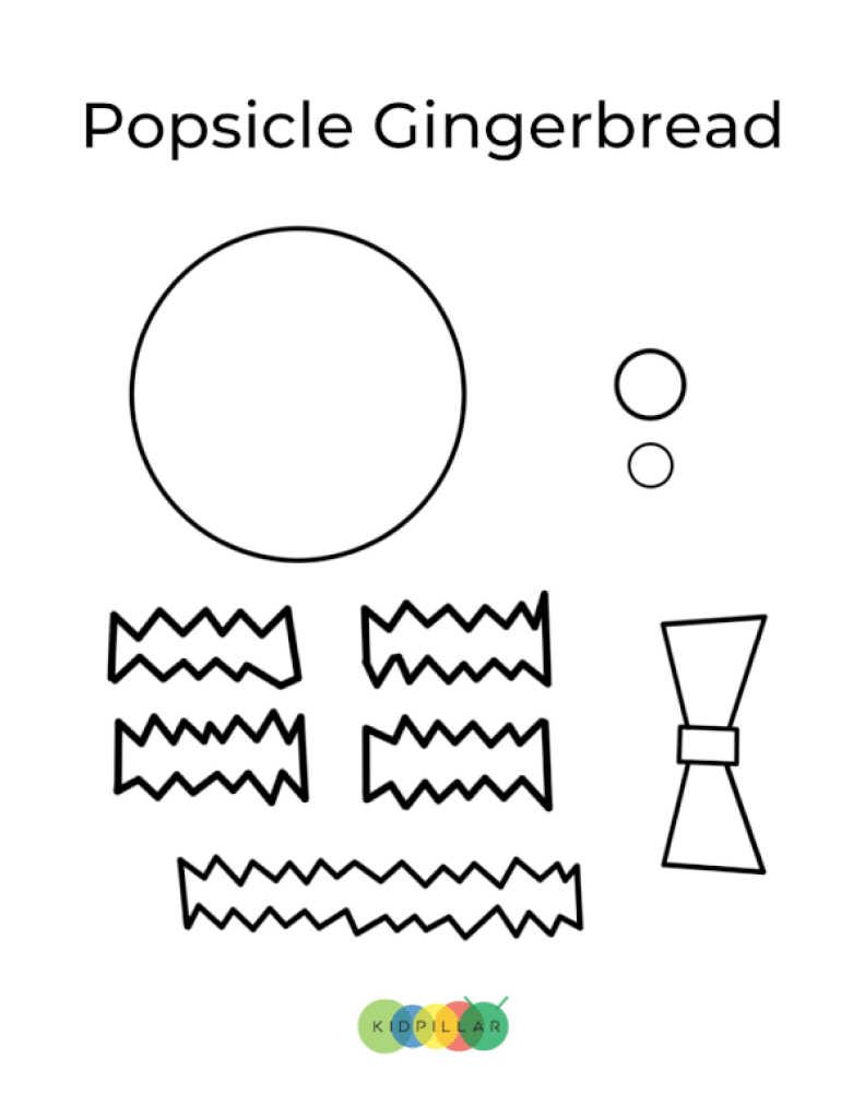 craft stick gingerbread template