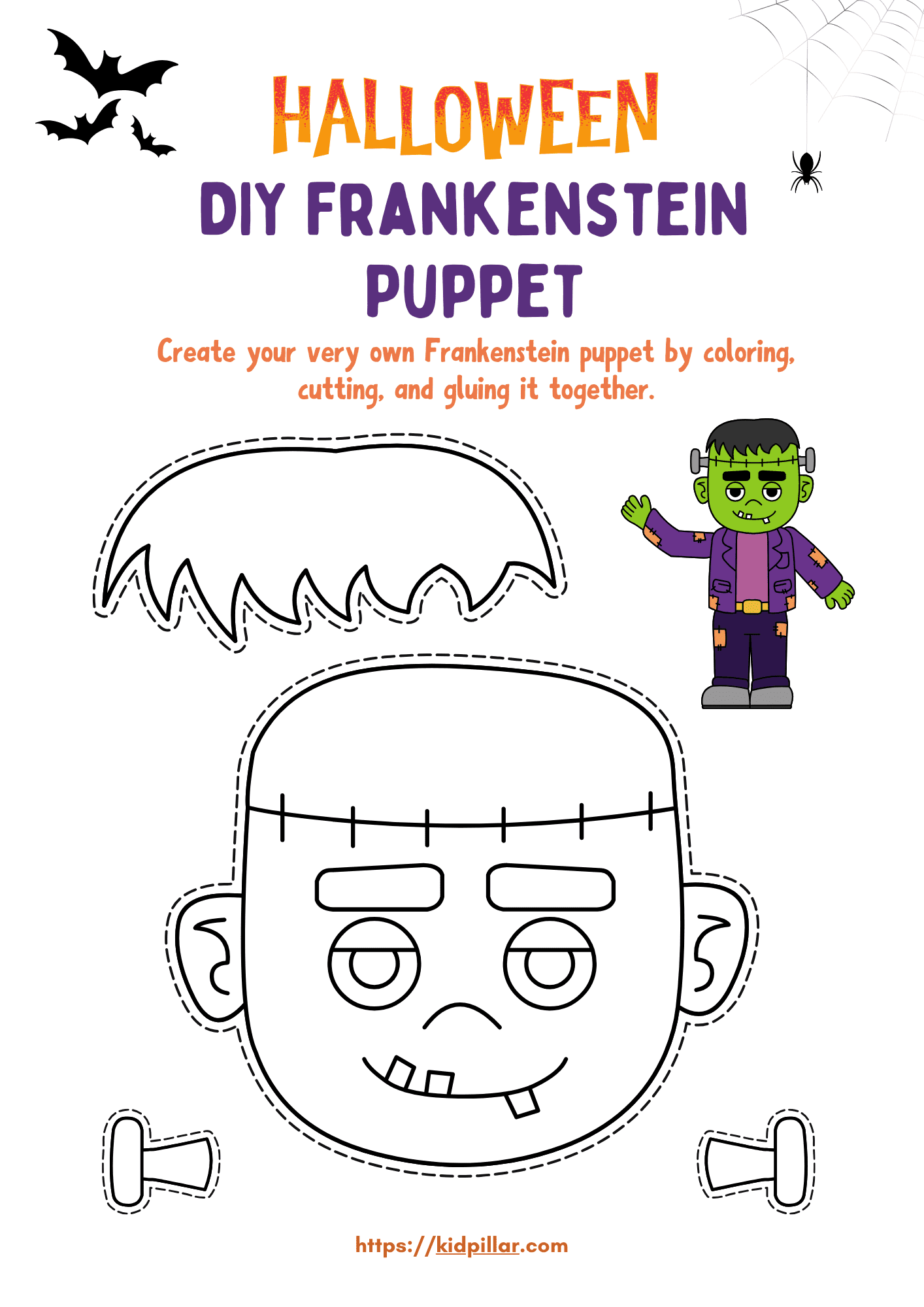 DIY Frankenstein Puppet