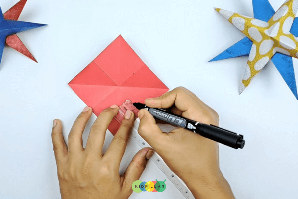 Make markings for DIY star craft easy