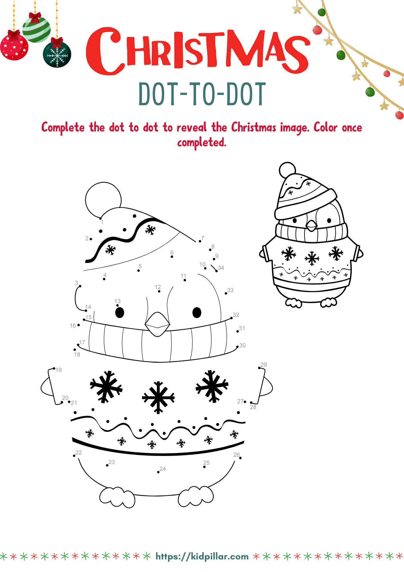 Christmas Dot to Dot