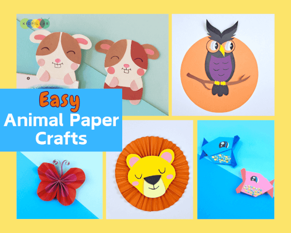 Easy Animal Paper Crafts for Kids