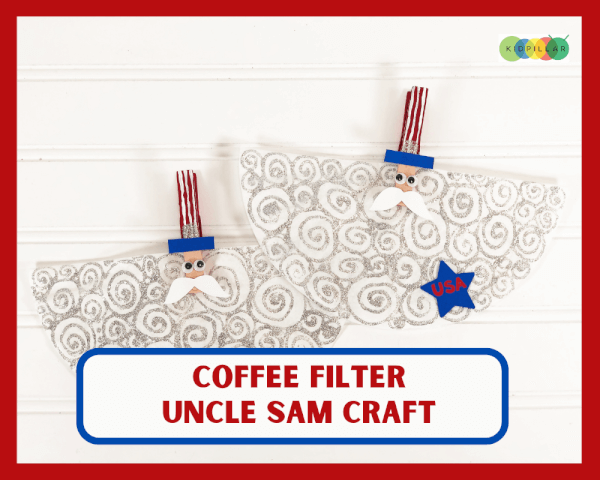 Easy Coffee Filter Uncle Sam craft