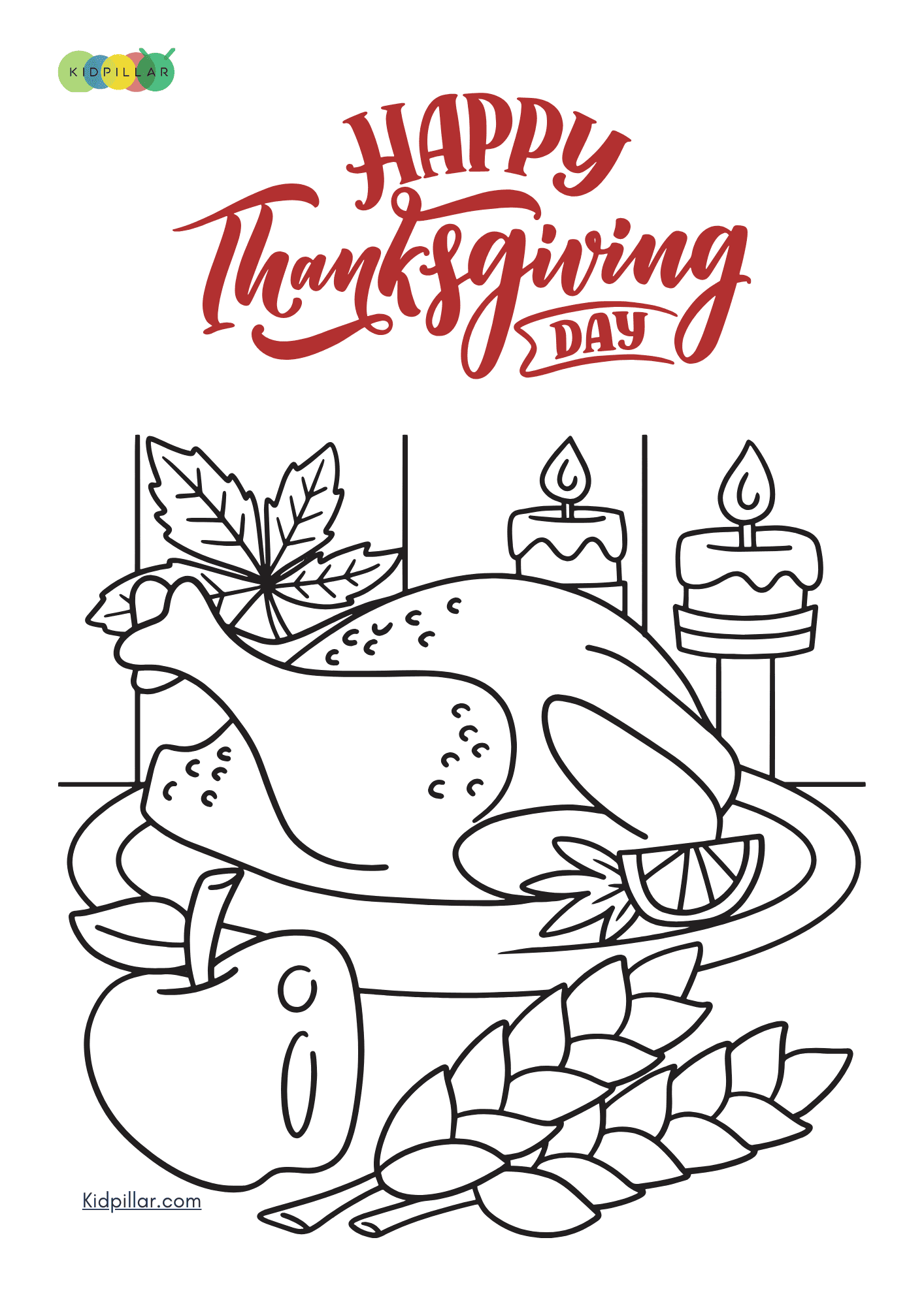 Thanksgiving Coloring Sheets