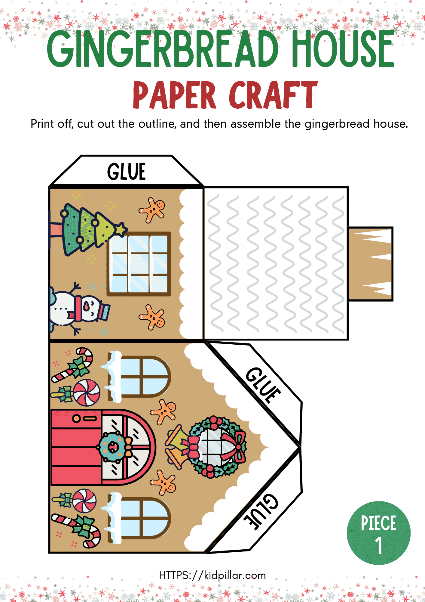 Gingerbread House Craft