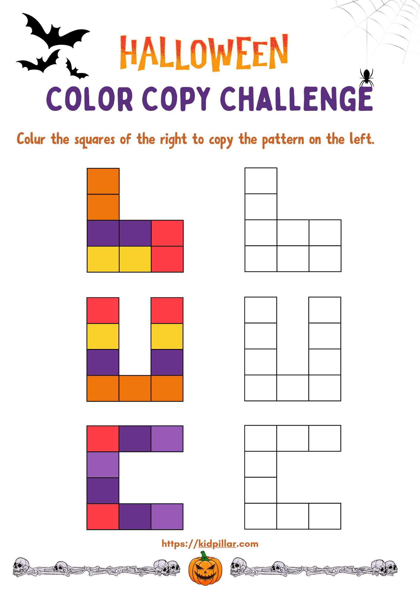 Halloween Color Copy Challenge