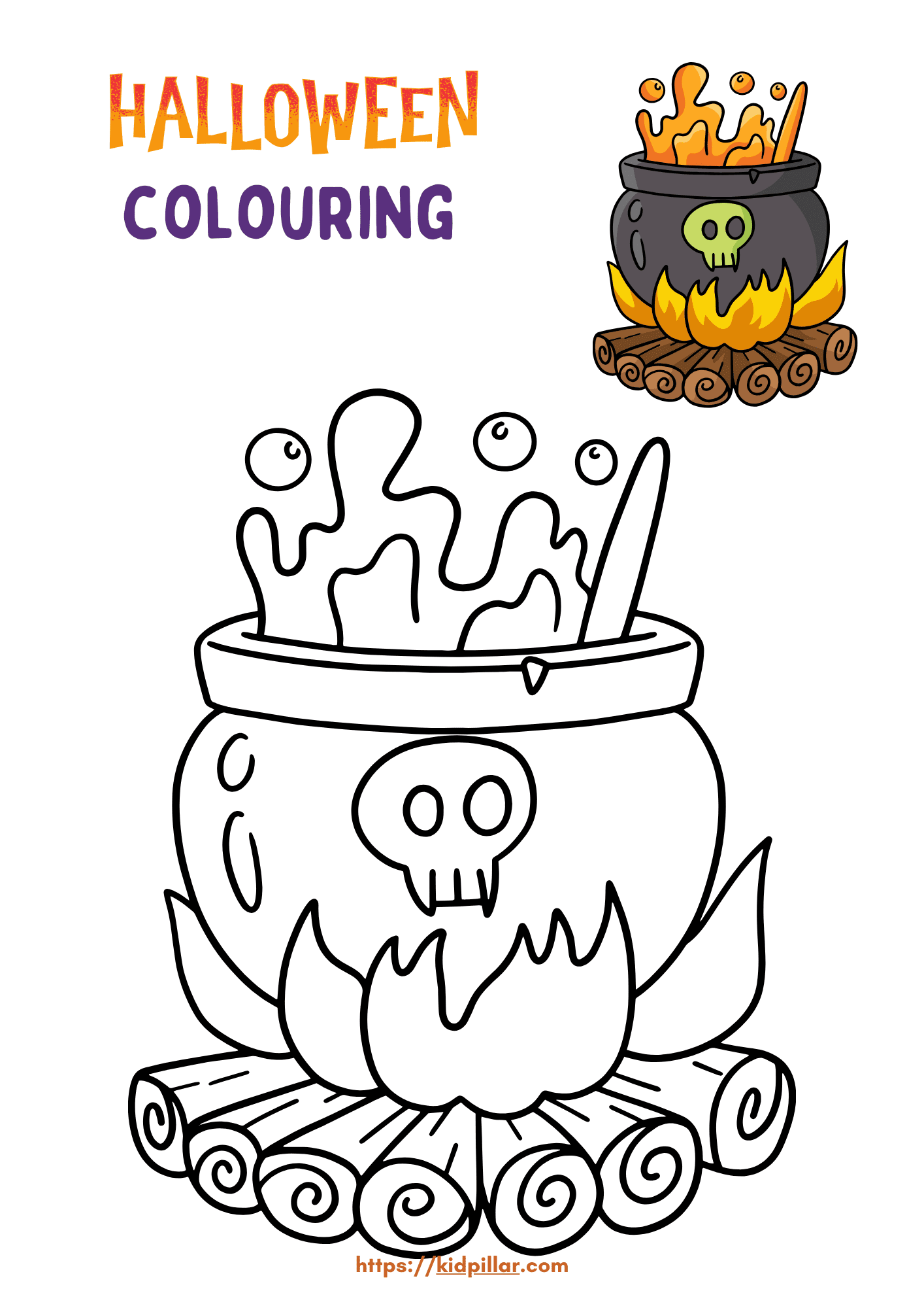 Halloween Colouring