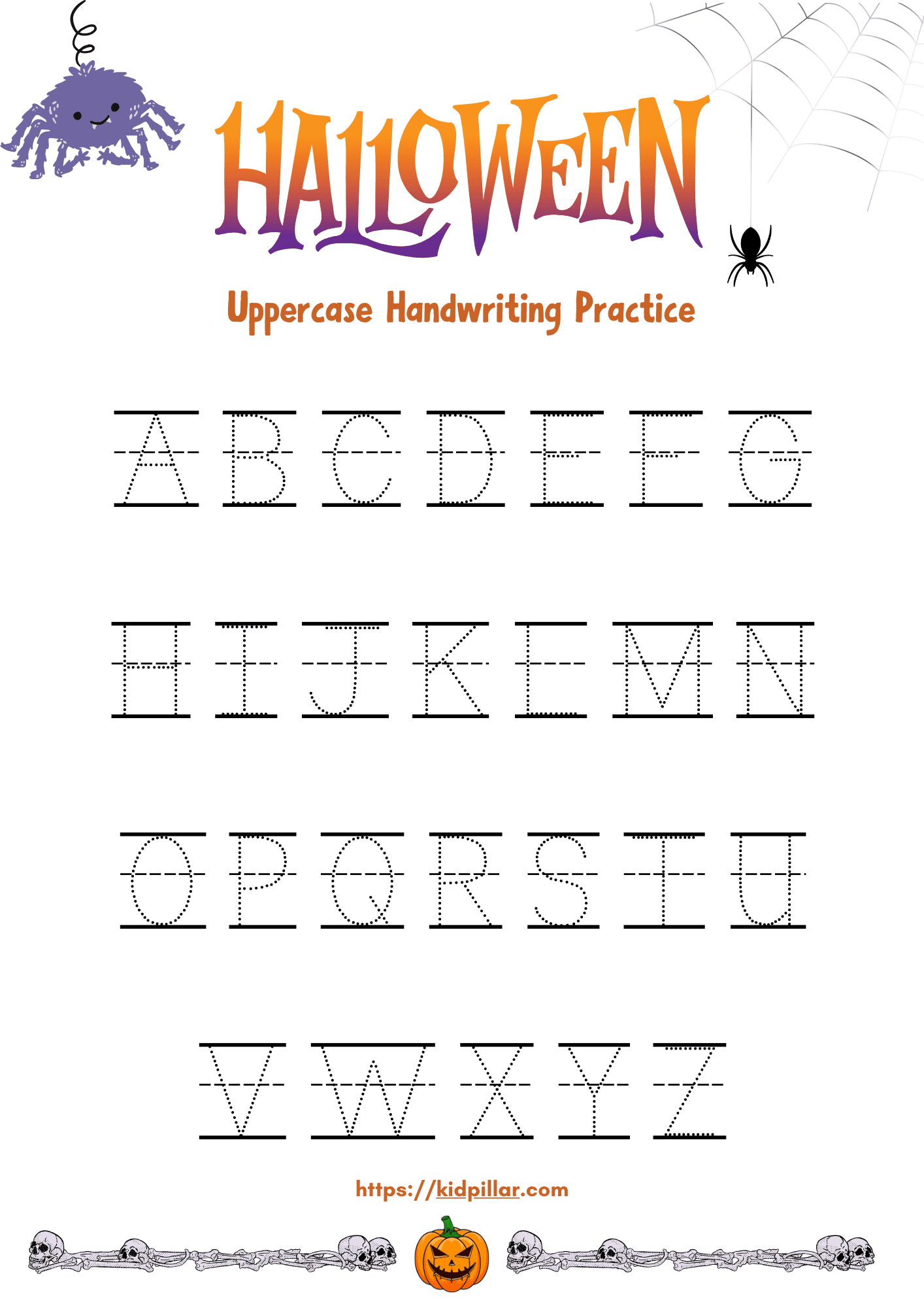 Halloween Alphabet Practise