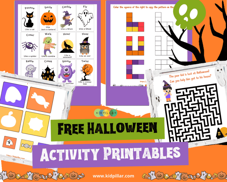 Halloween Toddler Printable Activities