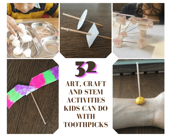 Toothpick activities for kids